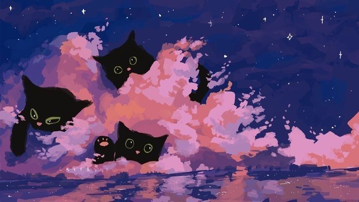 Cats in the clouds